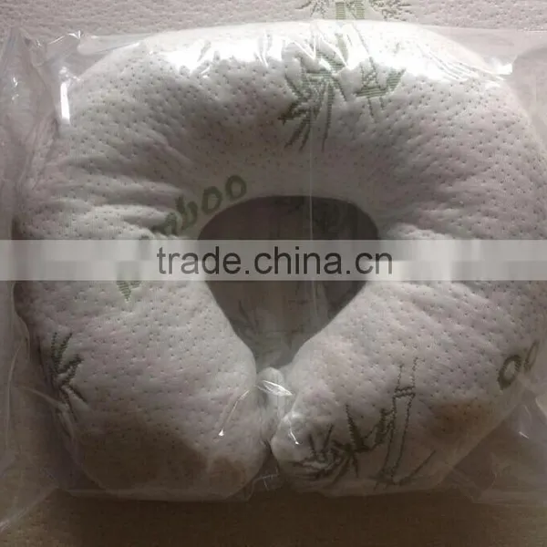 Shredded Memory Foam Bamboo Neck Pillow,Travle U Pillow With Bamboo Cover photo-3