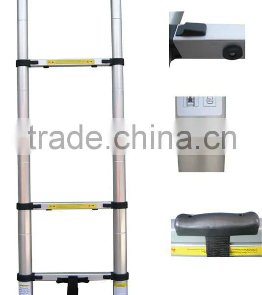 2.6m 9 Steps Aluminum Telescopic Ladder ZT-A09 photo-3