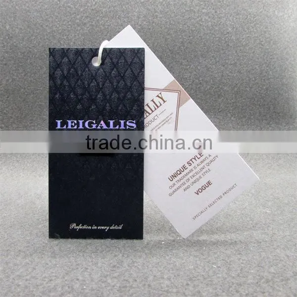 Debossed Diamond Grain Hangtags With String photo-3