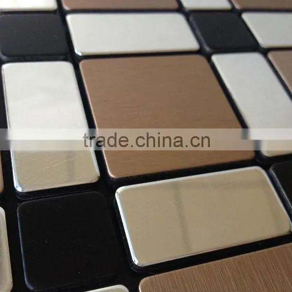 2013 New Style Self Adhesive Aluminium Mosaic Tiles photo-4