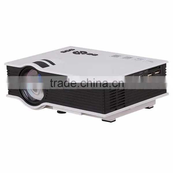 Portable Full HD 800 Lumens UC40 LED Mini UNIC Projector Home Cinema Business HDMI AV SD 1080P + US/EU Plug Power Cable photo-2