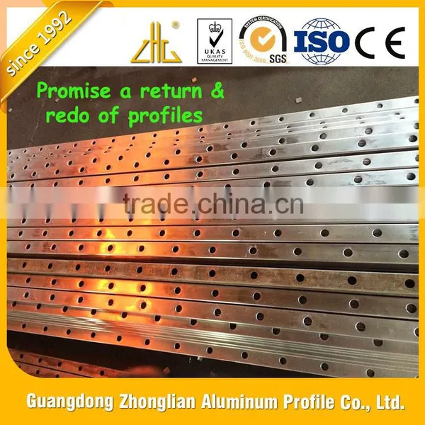 Wow!! CNC Hole Punching Aluminium Profile Extrusion for Stocking Shelves, Storage Rack in Australia / Aluminium Oval Tube Canada photo-2