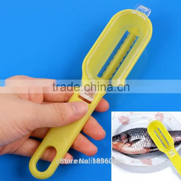 Fish Skin Graters Brush Scale Scraping Fast Remove Kitchen Gadgets Tool 2016 Hot Sale