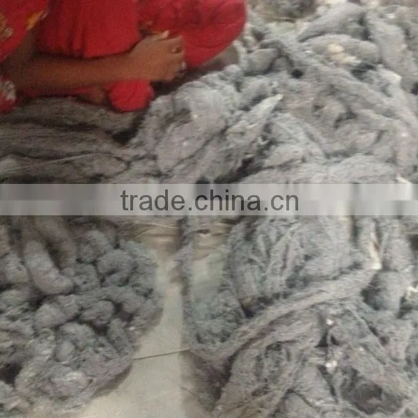 Cotton Yarn Waste Grey Melange photo-5