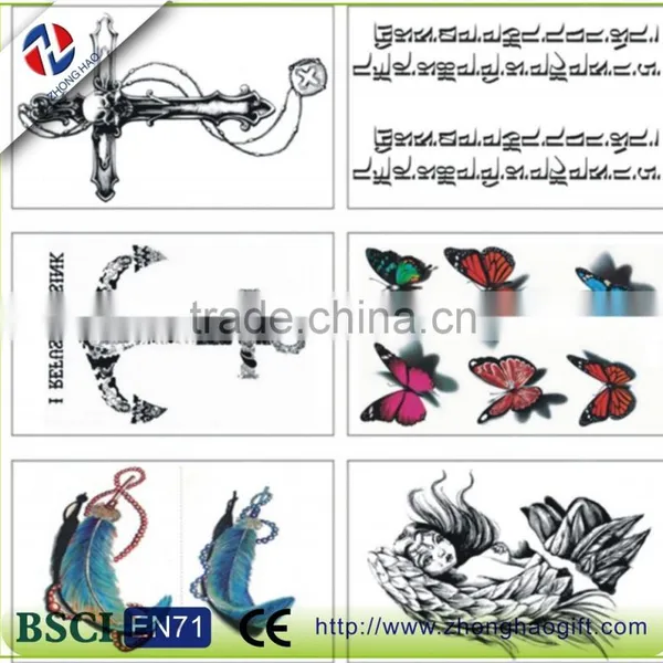 Chic-shape Temporary Decorative Tattoo Sticker for Body photo-2