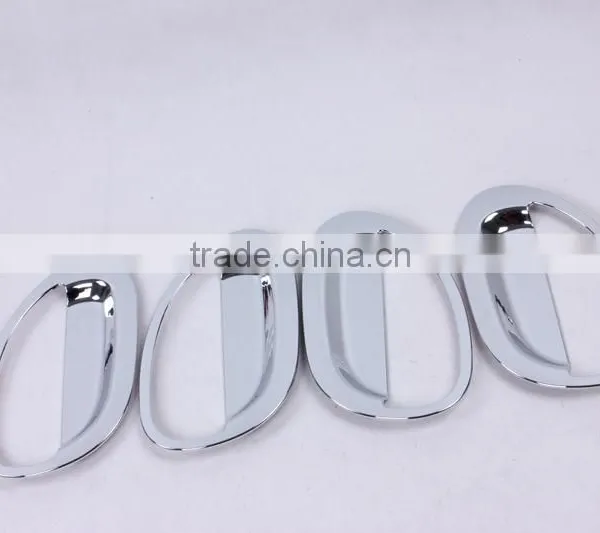 Car Handle Bowl 4 Pcs ABS Chrome For Renault Kwid 2016 Accessories photo-2