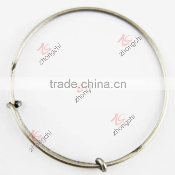 Alloy Metal Adjustable Custom Logo Charms Bracelet photo-3