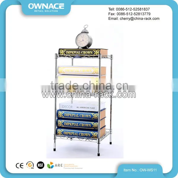 Adjustable Layers Light Duty Chrome Wire Shelving Rack photo-4