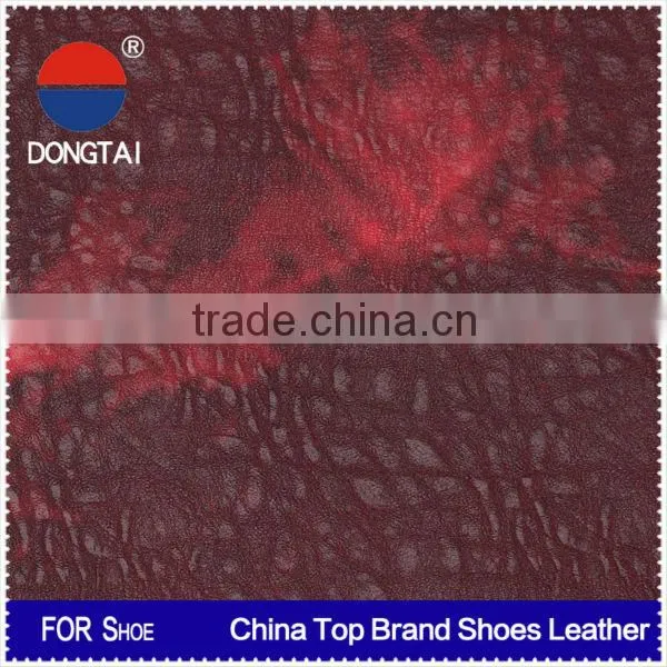 Dongtai-PU Imitation Leather Upper Shoe Material.lady Boots Leather photo-2