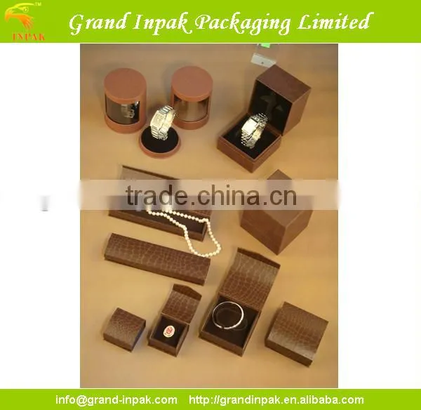 Cardboard Watch Earring Necklace Jewelry Gift Box photo-2