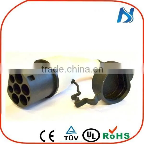 Mode 3 Type 2 Plug Dsiec2e EV 32P Charing Socket For Electric Car Charging Type 2 Male Inlet photo-4