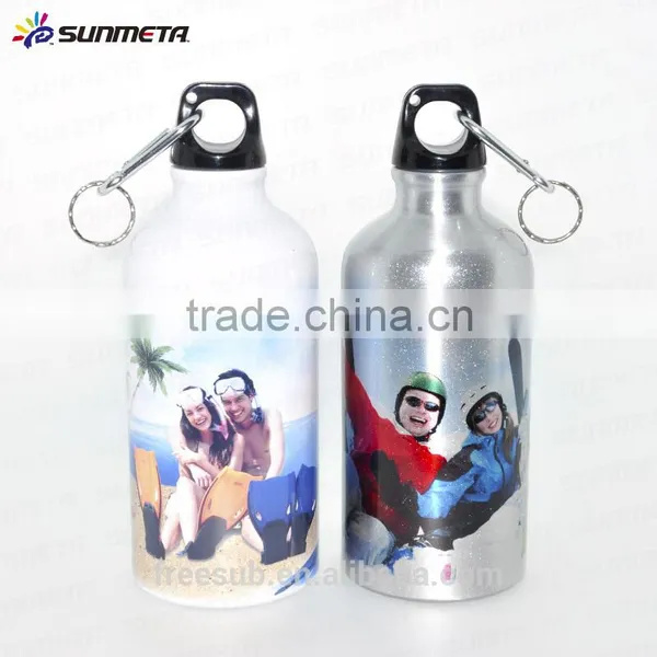 White/Silver Aluminium Water Bottle for Sublimation 600ml (LH-03) photo-2