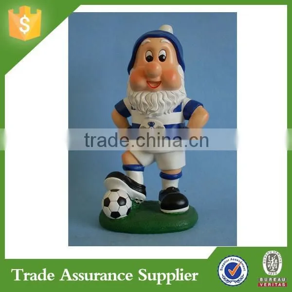Wholesale Funny Resin Soccer Gnome Figurine Wholesale photo-4