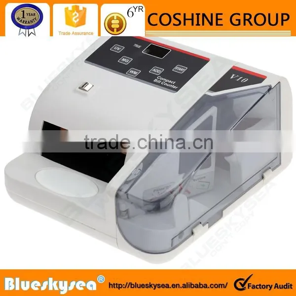 Banknote Money Bill Multi-Currency Counter Fast Counting Cash Detector Machine
