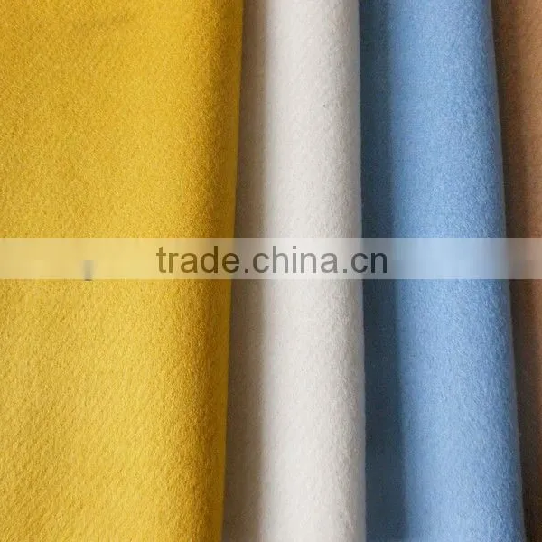 Wool Overcoating Fabric One-side Brushed Woolen Fabric photo-6