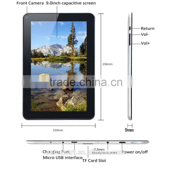 9 Inch Android 4.4 Tablet pc A33 Quad Core 8GB ROM Wifi 3500mAh photo-6