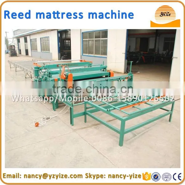 Reed board weaving machine, reed mat knitting machine
