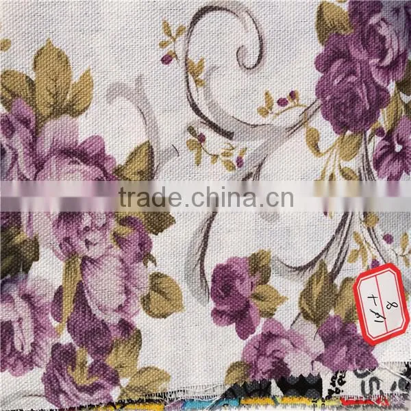 Stock CVC/TC Printed 12*12 Canvas Fabric for Decoration photo-2
