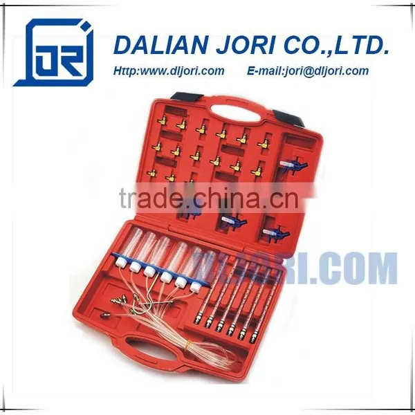 Diesel Injector Flow Test Tool Kit Common Rail Adaptor Fuel Tester Set