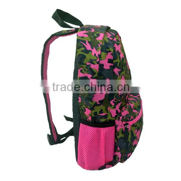 China Mini Camouflage School Bag New Models for Girls photo-4