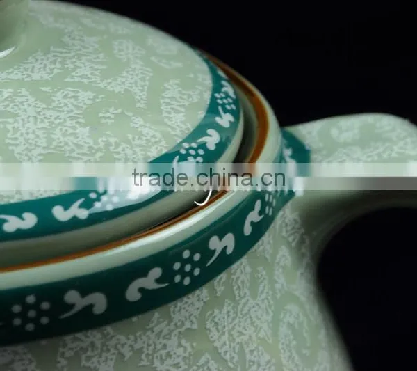 Tang Cao Tang Dynasty Flower Design Ceramic Tea Pot photo-5
