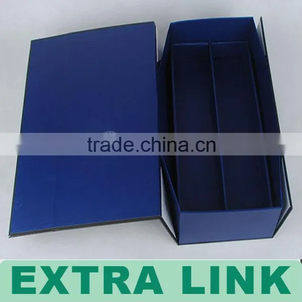 Popular Selled Rigid Cardboard Luxury Black Logo Foil Gold Cylinder Glasses Box photo-4
