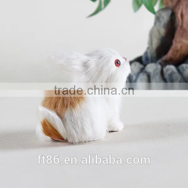 Rabbit Make Fur Life Size Animal Replica Easter Realistic Bunny photo-5