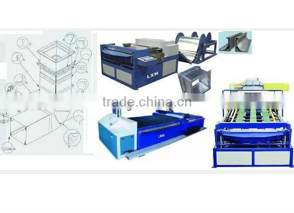 Metal Sheet Working Machinery for Making Spiral Duct, Oval Duct, Round Duct and Square Duct Etc. From LMS/30 Years Manufacturer