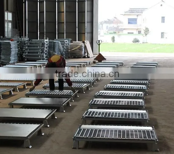 Rolling Metal Galvanized Storage Cage Wire Mesh Contsiner With 4 Wheels photo-5