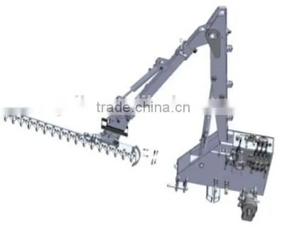 Model Tractor PTO Use Arm Hydraulic Telescopic Side Cutting 1800cm Mower Slasher With CE photo-5