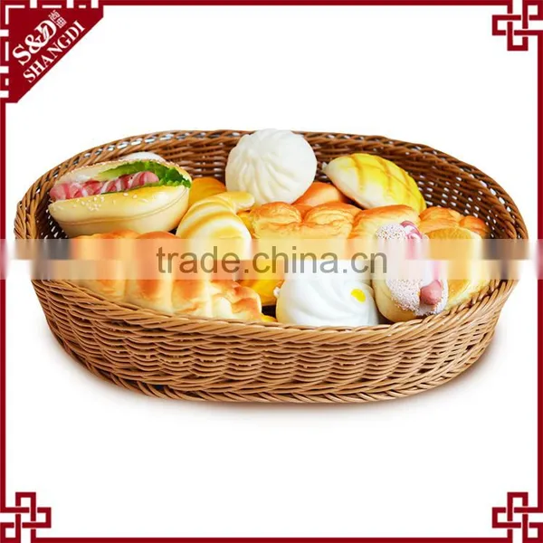 Factory Price Empty Picnic Basket Small Rattan Woven for Fruit or Bread photo-4