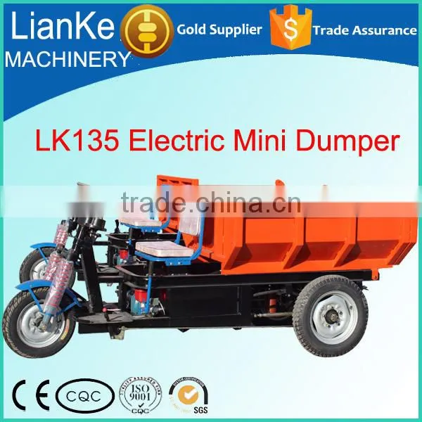 Good Quality Loading 1000kg Mini Site Dumper on Sale,hydraulic Electric Dumper Price photo-2
