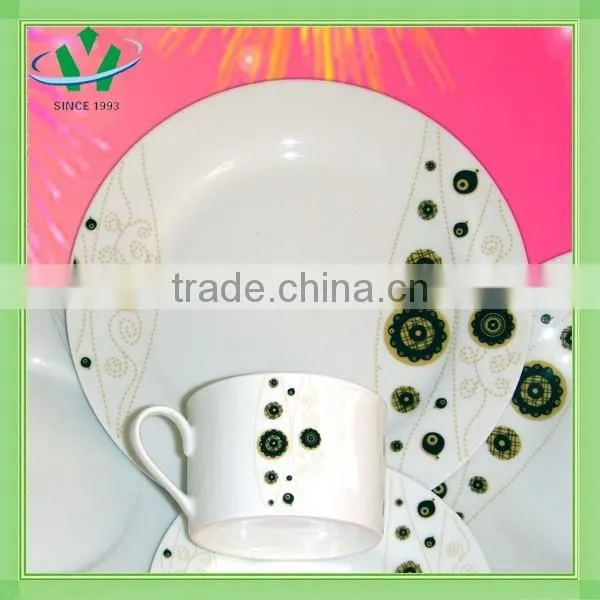 Black and White Hot Sale Porcelain Dinnerware for Hotel photo-2