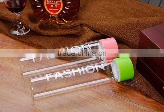 LOGO Printed Fashion 400ML Borosilicate Water Bottle, Custom Voss Water Glass Bottle Water Glass Bottle photo-5