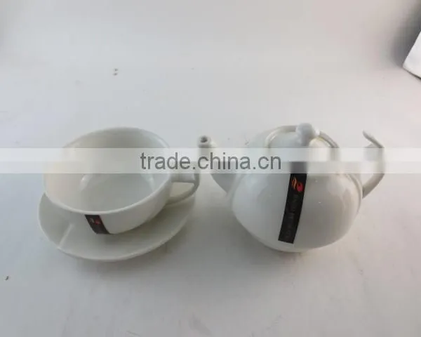 Best Quality Wholesale Ceramic Tea Pot With Cup and Saucer Set photo-2
