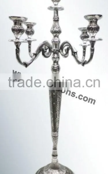 Wedding Nickel Plated Candelabra Centerpieces for Wedding photo-2