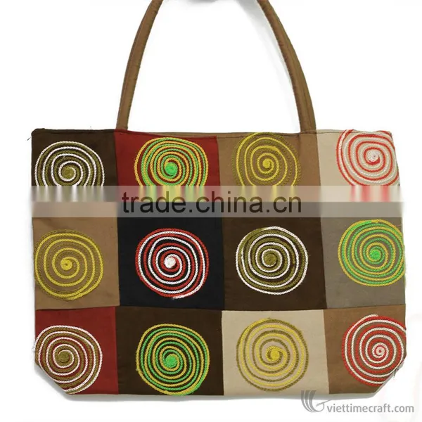 Ethnic Pattern Handbag, Various Color and Design, Made in Vietnam photo-5
