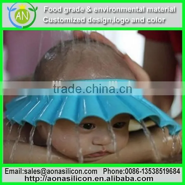 2015 Parents Use Silicone Waterproof Cap for Kids Safe no Water photo-6