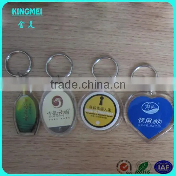 Clear Acrylic Plastic Key Ring,clear Acrylic Key Tag Key Ring Keychain photo-6