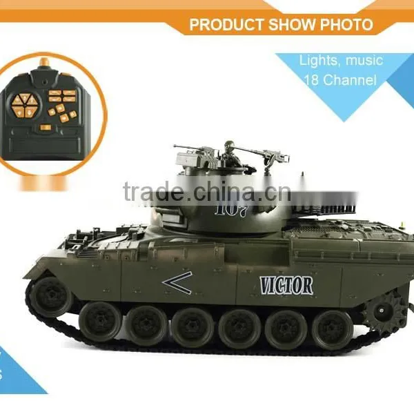 2015 Hot Sale High Quality 2.4G 18 CH rc Battle Tanks Model Toys, RTH184216 photo-2