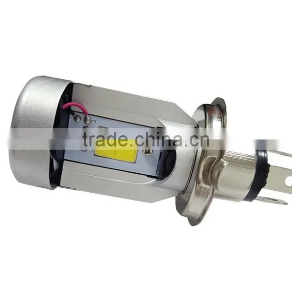 Motorcycle LED Light Bulbs and Light and Clear Three Jaw H4 Headlamps photo-2