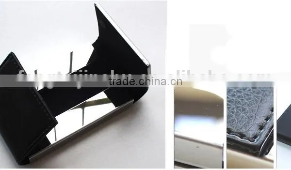 pu Copy Leather High-capacity Business Card Holder photo-2