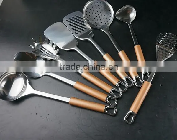 33060 Stainless Steel Kitchen Cooking Utensils With Cover Handle photo-6