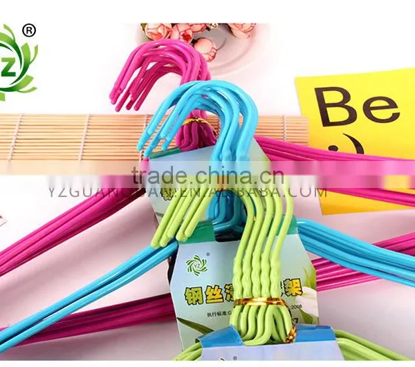 A365 High Quality Clothes Hanger /metal Pvc Coated Laundry Hanger