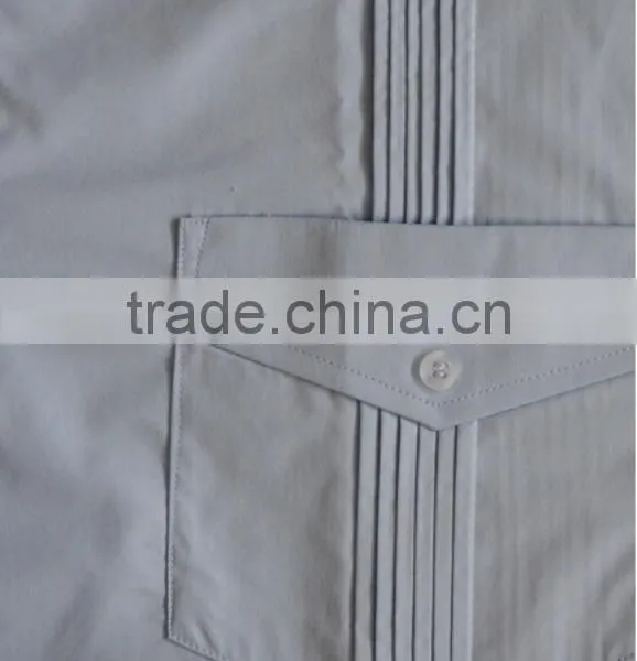 Men's 100% Cotton Guayabera Shirt With Long Sleeve and Pintuck photo-5