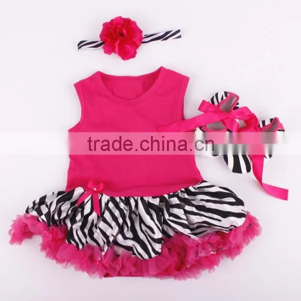 Baby Girl Clothes Ruffle Tutu Pettiskirt 3 Sets /baby Girl Tutu Dress photo-4