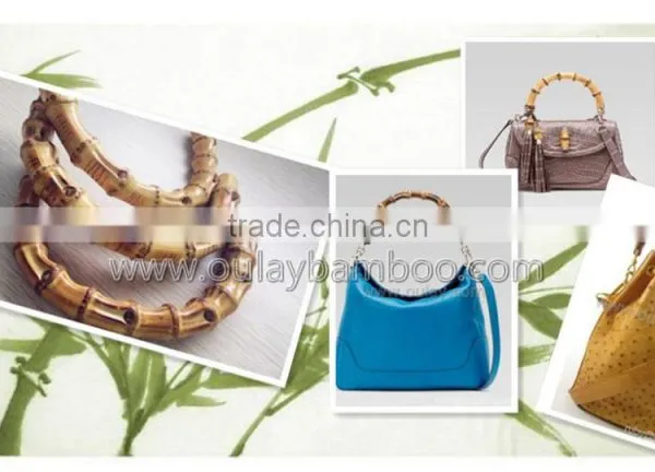 Brown Bamboo Bag Handles 5inch*4.5inch*1.6cm photo-6
