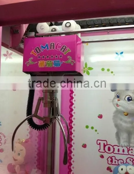 Hot Sale / DF-G 026 Pink Color Tomcat Commercial Coin Operated Toy Claw Crane Game Machine photo-5