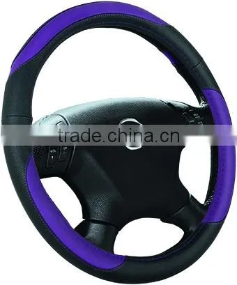 Popular Comfortable PU Car Steering Wheel Cover With Different Color photo-2