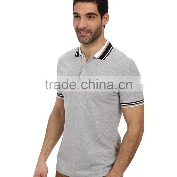 2015 Latest Custom Mens Polo Shirt China Supplier Pima Cotton Polo Shirt China Manufacturer Apparel Pima Cotton Polo Shirt photo-2